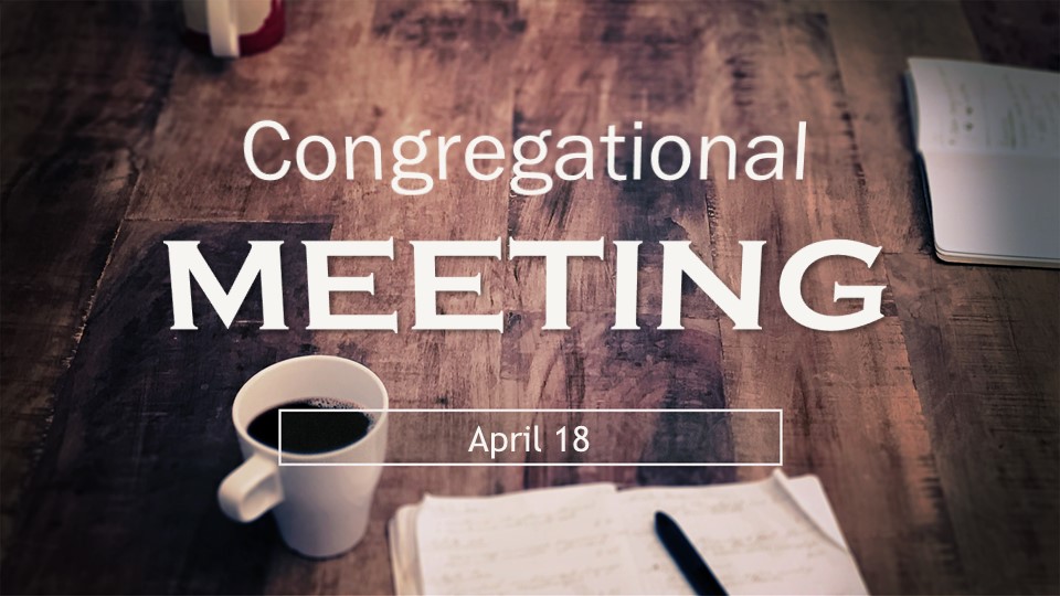 Congregational Meeting graphic