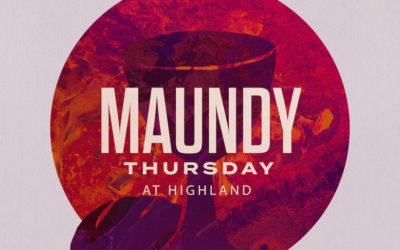 April 1, 2021 – Online Worship Service: Maundy Thursday