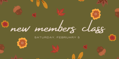 New Members Class