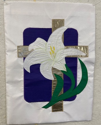 Pulpit Hanging Banners: Easter Pulpit Hanging